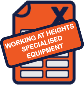 Working at Heights Specialised Equipment REGISTERS