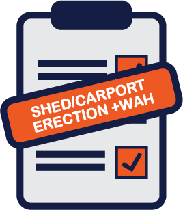Shed-Carport Erection +WAH SWMS